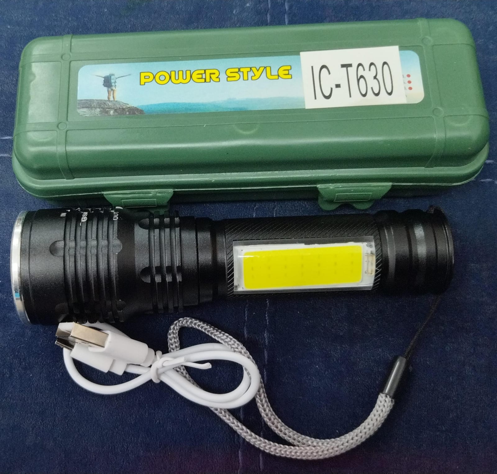 Miniatura 3 de Mini Linterna tactica Usb